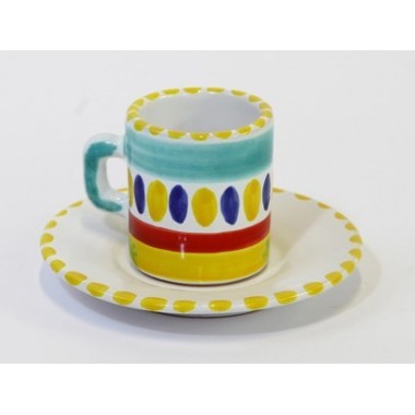 Tazzina caffè con Piattino Lipari Tazzina caffè con Piattino Lipari